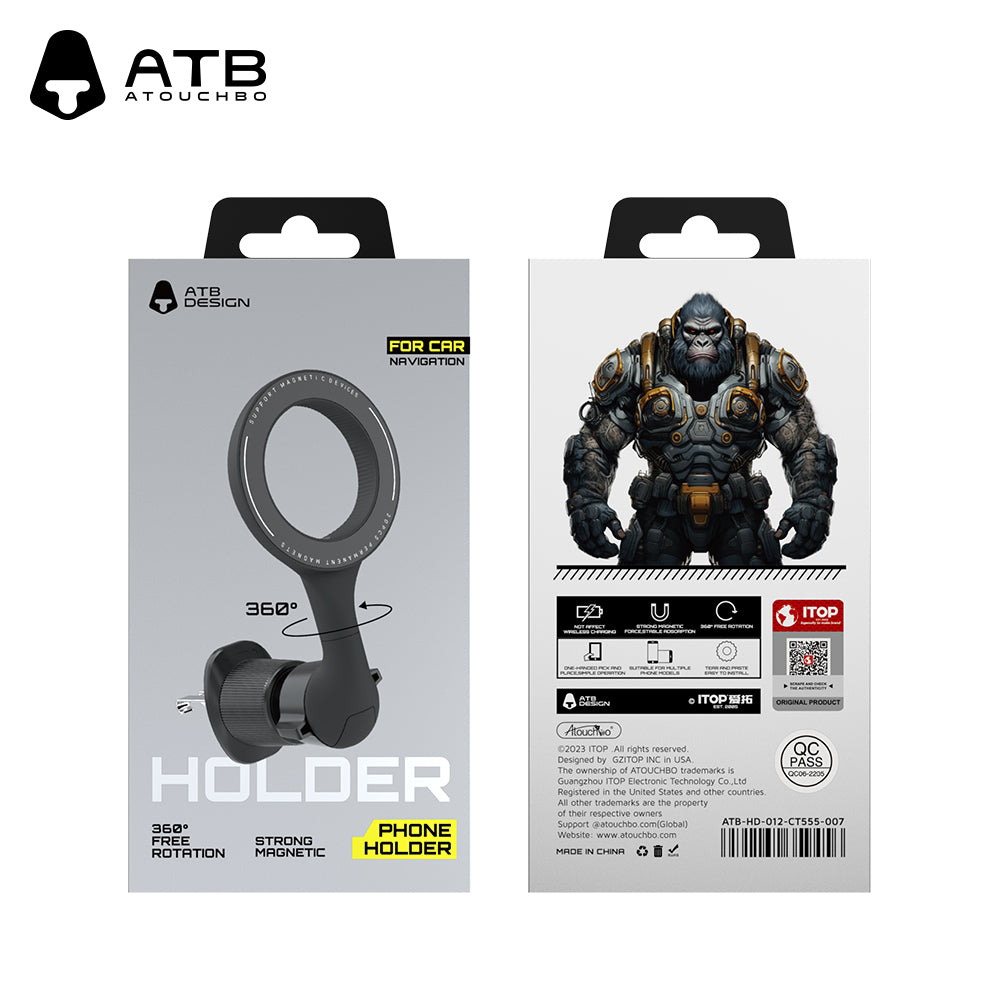 Magnetic Car Phone Holder Ventilated Phone Holder Not Blocks Air Vent and Prevent Falling Mobile Stand Phone Holder