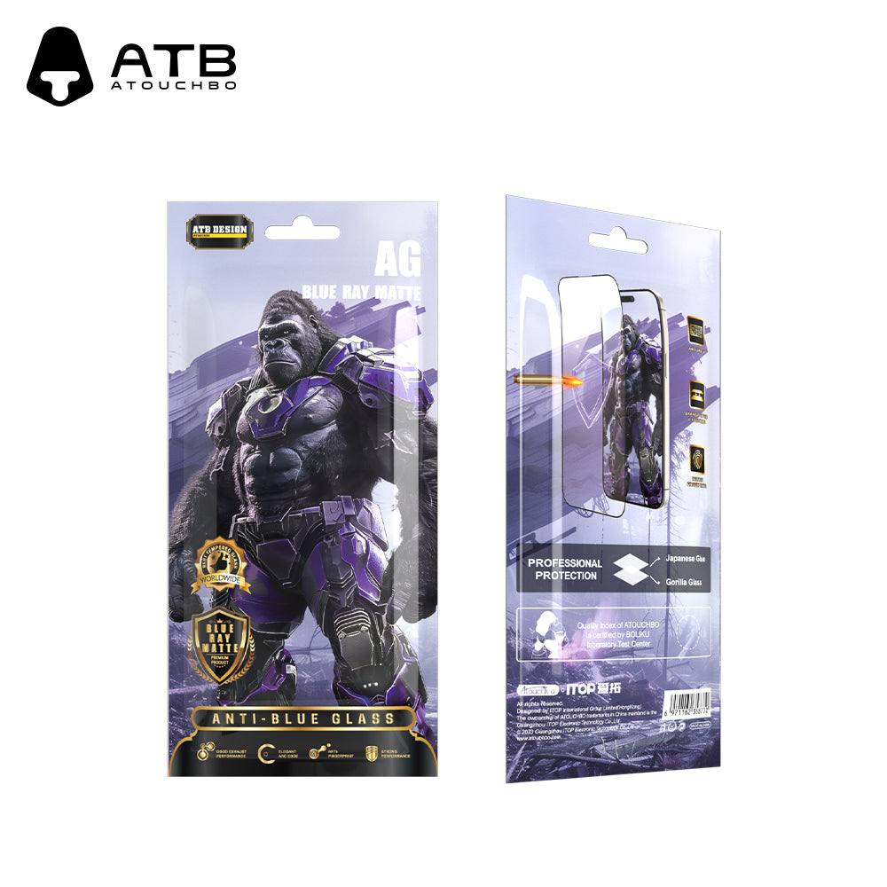 ATB Daniel series silk screen purple matte tempered film/Zeus bottom plate