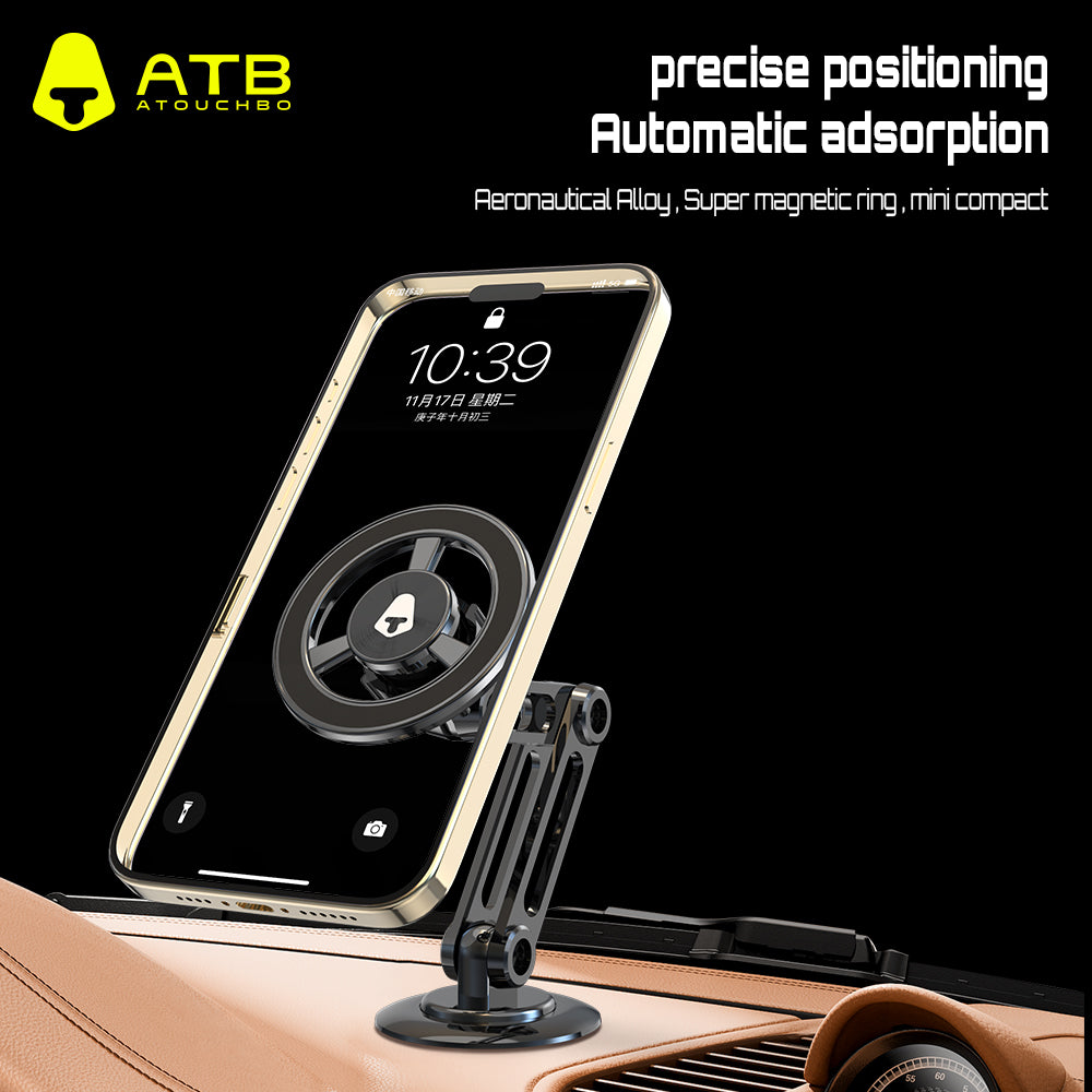 Phone Stand Holder Folding Magnet Magnetic Car Phone Holder Car Universal Dashboard Car Mobile Phone Holder