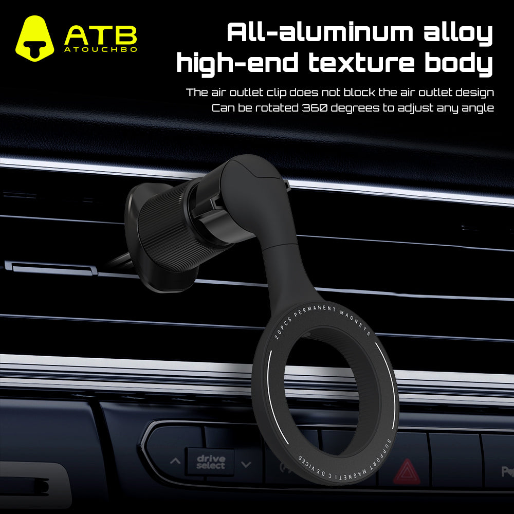 Magnetic Car Phone Holder Ventilated Phone Holder Not Blocks Air Vent and Prevent Falling Mobile Stand Phone Holder