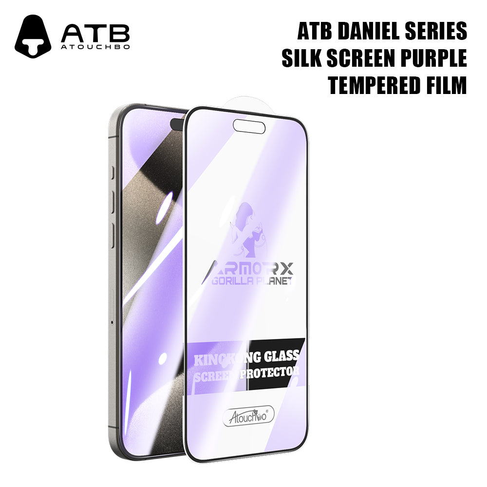ATB Daniel series silk screen purple matte tempered film/Zeus bottom plate