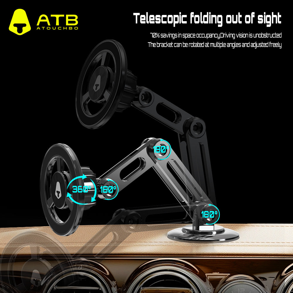 Phone Stand Holder Folding Magnet Magnetic Car Phone Holder Car Universal Dashboard Car Mobile Phone Holder
