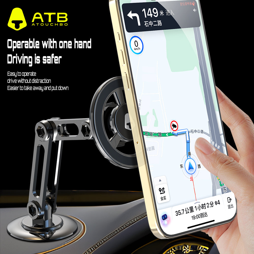 Phone Stand Holder Folding Magnet Magnetic Car Phone Holder Car Universal Dashboard Car Mobile Phone Holder
