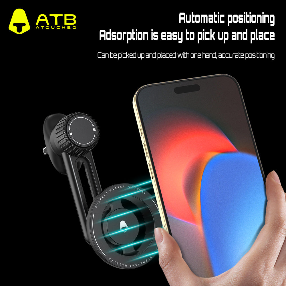 Magnetic Car Phone Holder Ventilated Phone Holder Never Blocks Air Vent Clip Phone Holder For iPhone 11 12 12 14 15