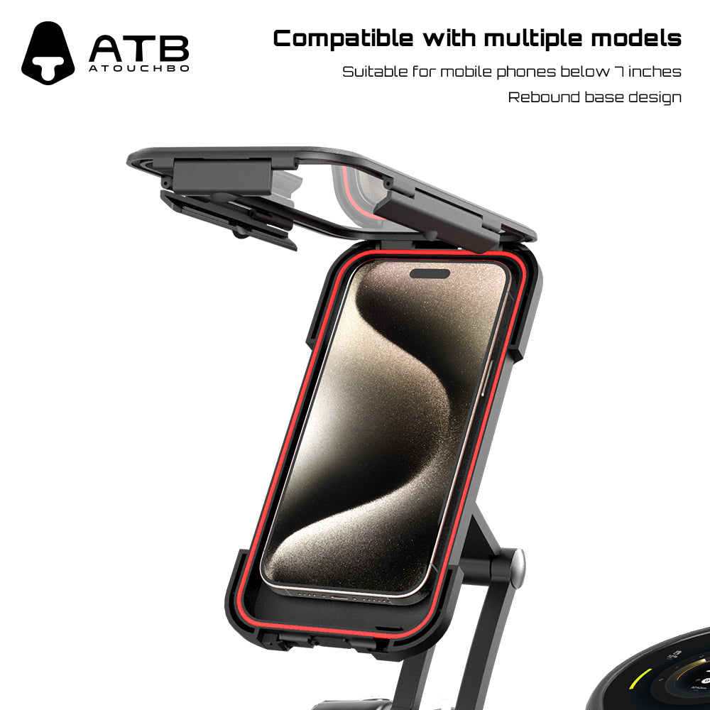 Atouchbo Phone Holder For Electric Scooter And Motorcycle Waterproof Adjustable Mobile Phone Holder