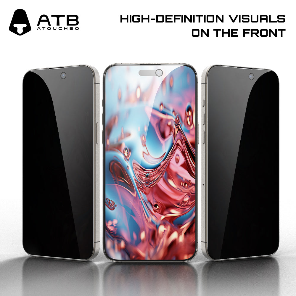 T-shaped dust-free bin 28 degree anti-privacy tempered film ATB pull strip