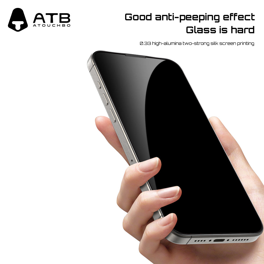 0.33 high-alumina two-strong silk screen printing 20-degree anti-privacy tempered film