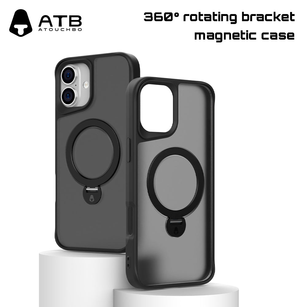360° Swivel Bracket Shell Anti-Surveillance Tempered Film Set (with T-Type Second Sticker Artifact)