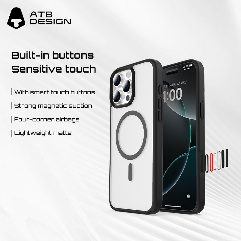 ATB TOP series crystal transparent 2.0 skin sensitive magnetic suction shell TCP023