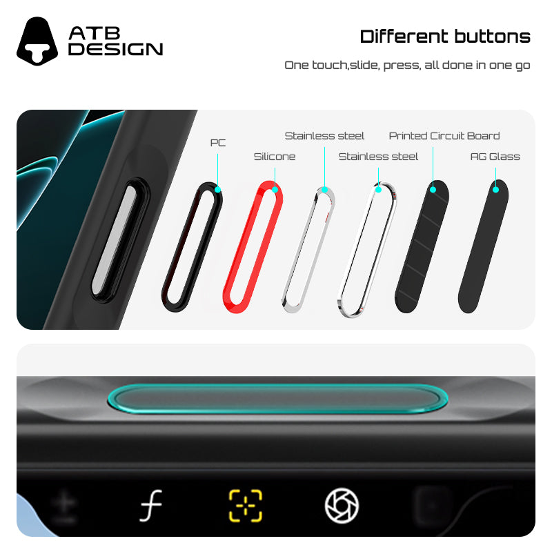 ATB TOP series crystal transparent 2.0 skin sensitive magnetic suction shell TCP023