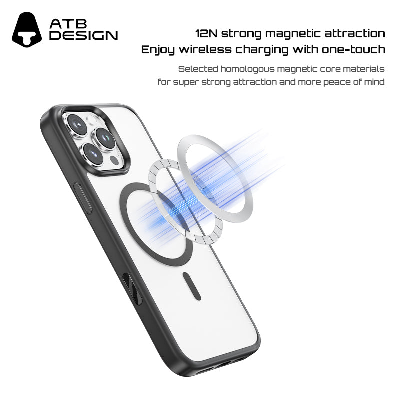 ATB TOP series crystal transparent 2.0 skin sensitive magnetic suction shell TCP023