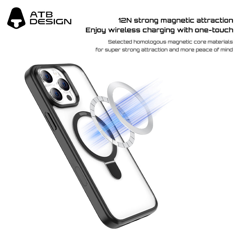 ATB TOP series crystal transparent 2.0 skin sensitive magnetic suction bracket shell TCP029