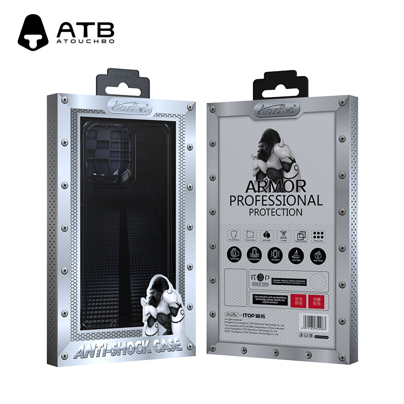 ATB Zeus Series Three generations of crystal diamond case(Transparent black 1.5)