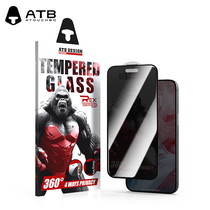 ATB Rex Series 360 ° Four sided Anti peeping Tempered Film/Rex Red Bottom Plate
