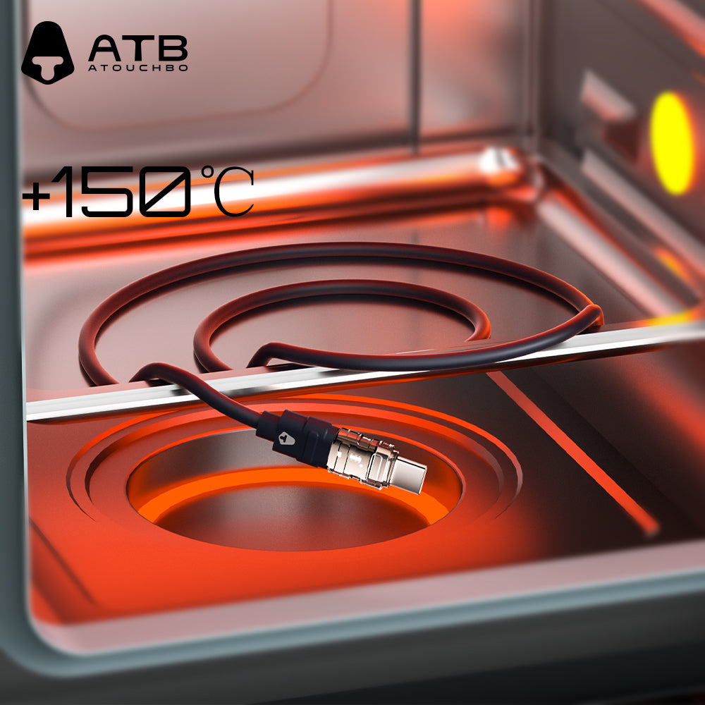 Temperature Resistant Silicone Charging Led Display Cable Mobile Phone Fast Charging Android Mobile Phone For iphone data cable ( 10 pcs)