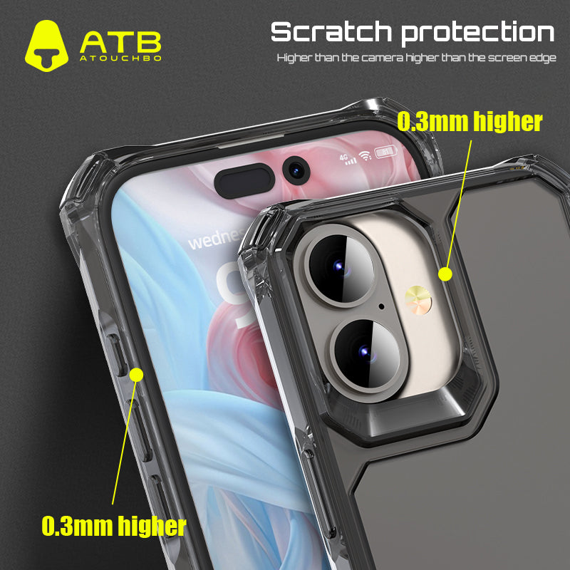 ATB Zeus Series Three generations of crystal diamond case(Transparent black 1.5)
