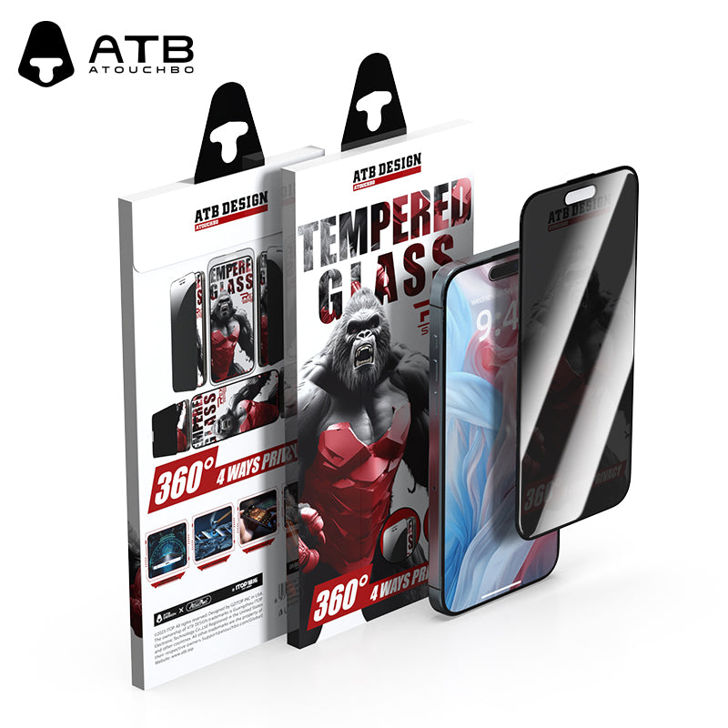 ATB Rex Series 360 ° Four sided Anti peeping Tempered Film/Rex Red Bottom Plate