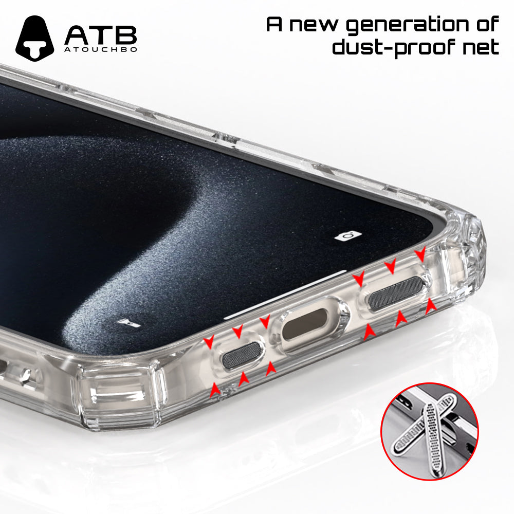 ATB Zeus Series Three generations of crystal diamond case (Bayer Ultra Transparent + Dust Mesh)