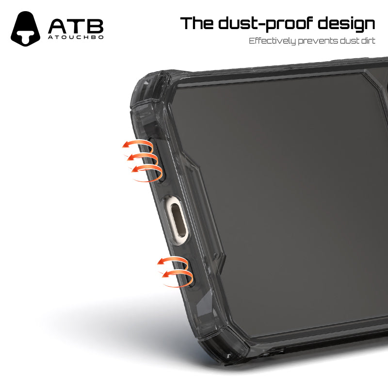 ATB Zeus Series Three generations of crystal diamond case(Transparent black 1.5)