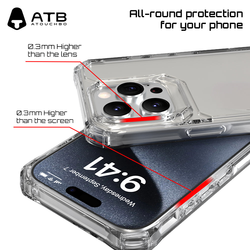 ATB Zeus Series Three generations of crystal diamond case (Bayer Ultra Transparent + Dust Mesh)