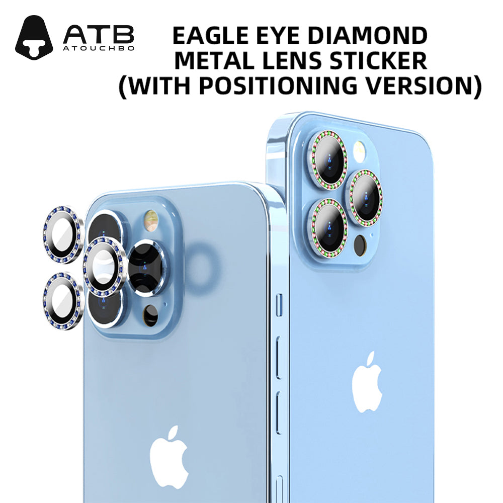 EagleEagle eyeeye diamonddiamond metalmetal lenslens stickersticker (with(with+Metal for iPhone Camera Lens Protector