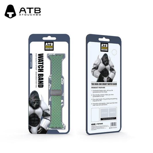 ATB Axel Series Woven Folding Buckle Watch Band