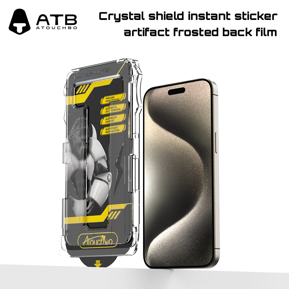 ATB Zeus Series Crystal diamond case and anti drop HD nano film set