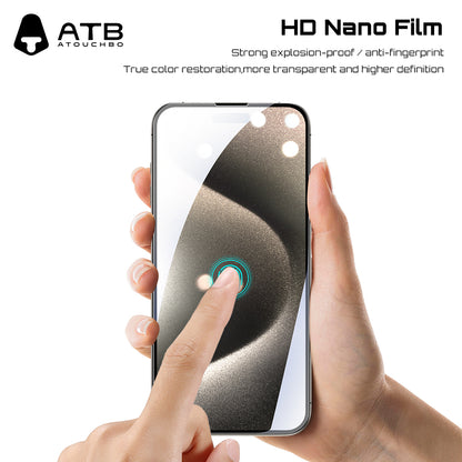 ATB Zeus Series Crystal diamond case and anti drop HD nano film set