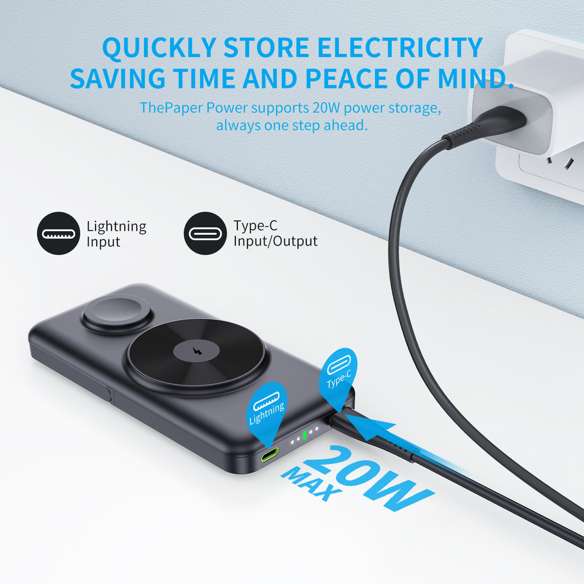 3IN1 Wireless power bank MP03