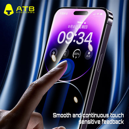 Atouchbo 9H High Hardness Anti-Scratch Nano Glass Phone Screen Protector For Iphone 14 Pro Screen Protector