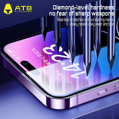 Atouchbo 9H High Hardness Anti-Scratch Nano Glass Phone Screen Protector For Iphone 14 Pro Screen Protector