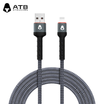 Hemp woven aluminum alloy gold-plated data cable