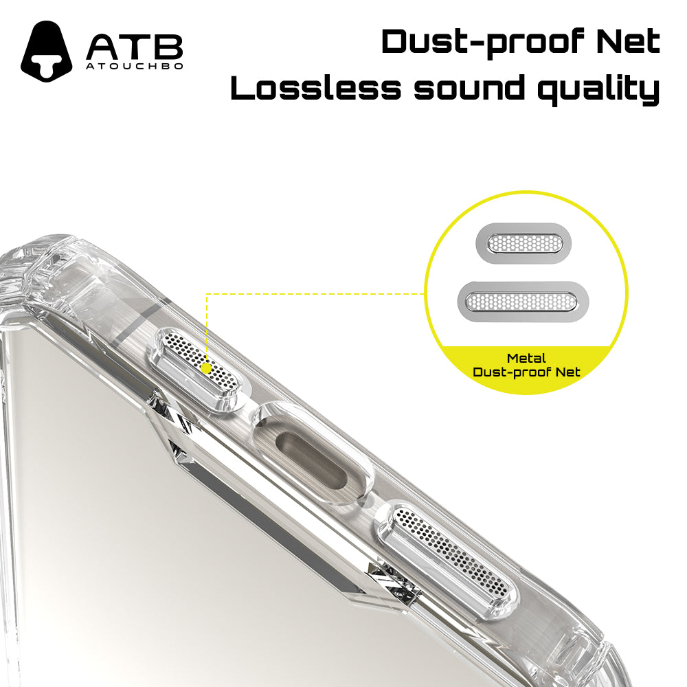 ATB Zeus Series Crystal diamond case and anti drop HD nano film set