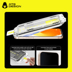 Super strong airbag anti-drop tempered film set B (with T-type second sticker artifact)