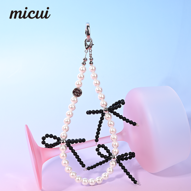 Black bow pearl MAB068-D