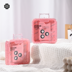 Skin sensitive narrow edge integrated lens sticker/with pink base plate QPL001