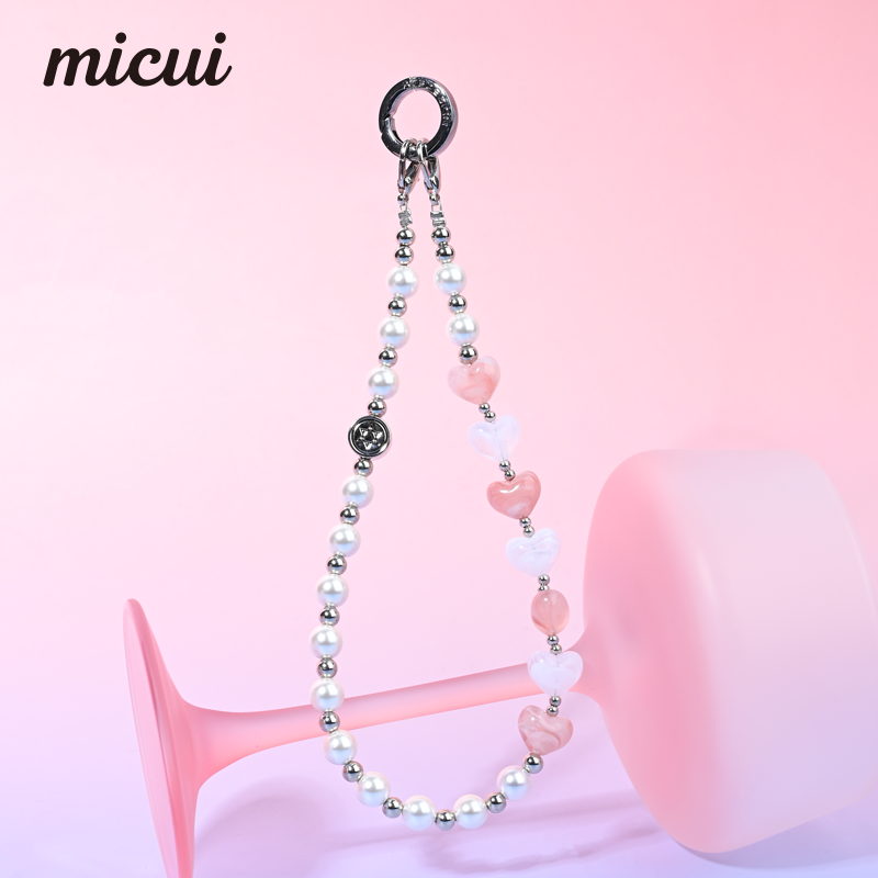 Pink and white heart	MAB088-B