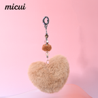 Light brown heart-shaped bag hanging	MAB102-I