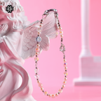 Pink ball flower wreath-QAB189