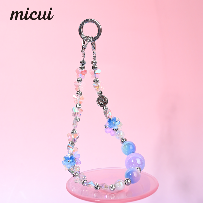 Aurora flower cluster light blue MAB078-F