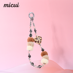 Leopard print plush ball MAB110-D