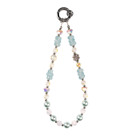 Grey Blue Pearl Bracelet QAB136