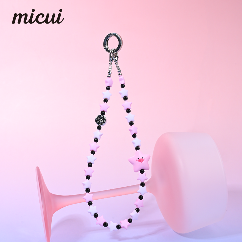 Acrylic star pink MAB093-A
