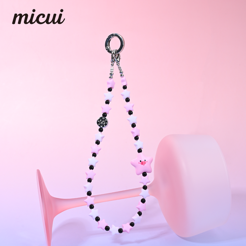 Acrylic star pink MAB093-A
