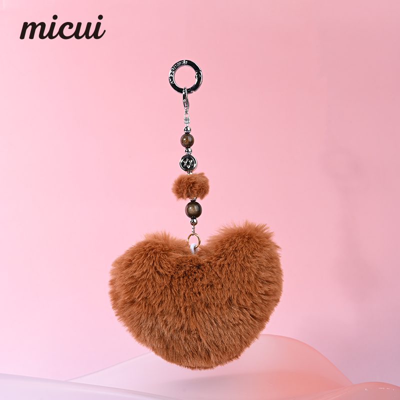 Caramel heart-shaped bag hanging	MAB101-I