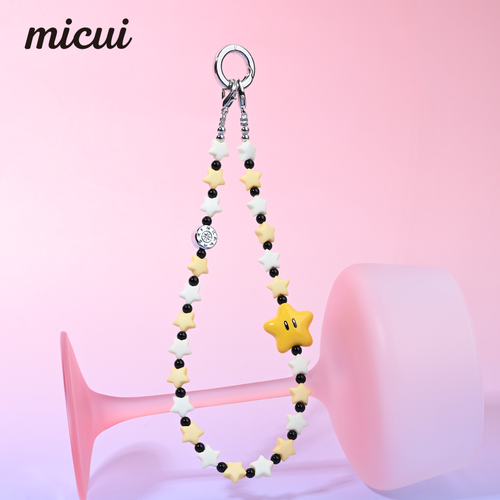 Acrylic star yellow MAB095-A