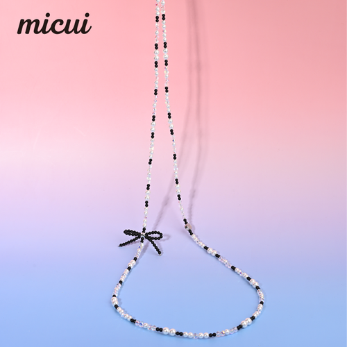 Black bow long chain MAB076-H