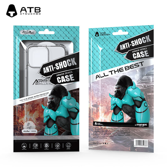 ATB Zeus Series Four corner anti fall Case HD Tempered Film 3IN1 Set