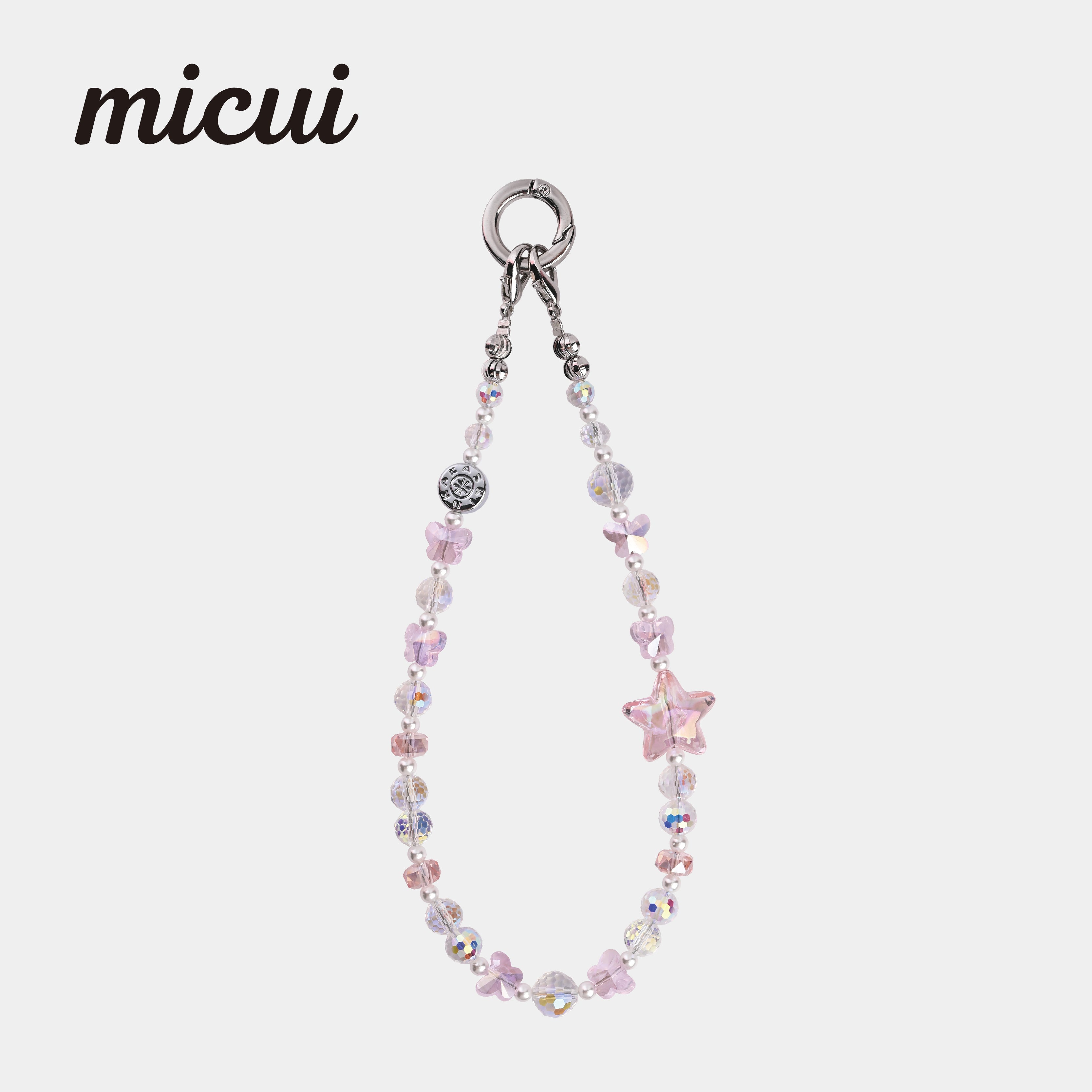 Transparent Pink Star MAB091-B