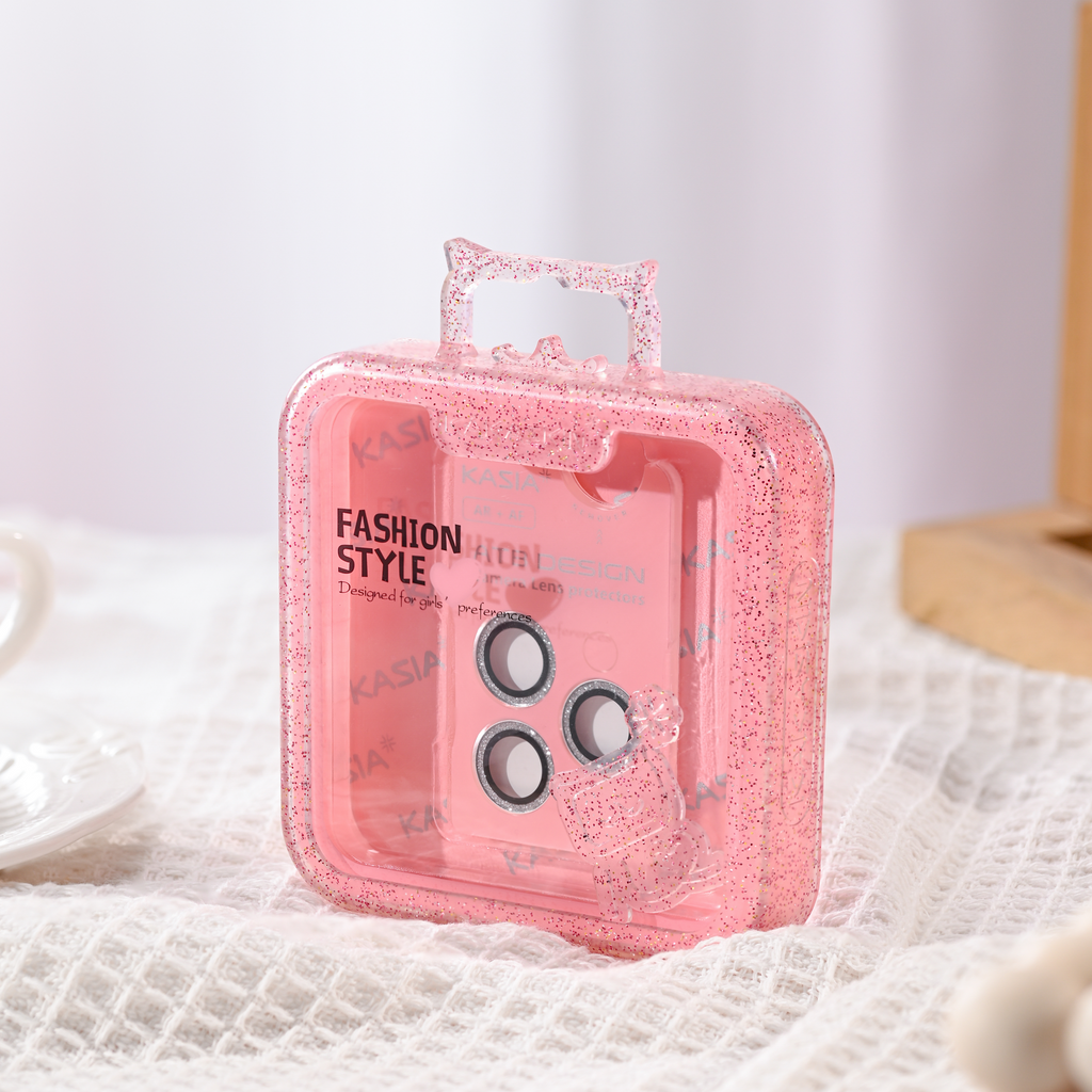 Skin sensitive narrow edge integrated lens sticker/with pink base plate QPL001